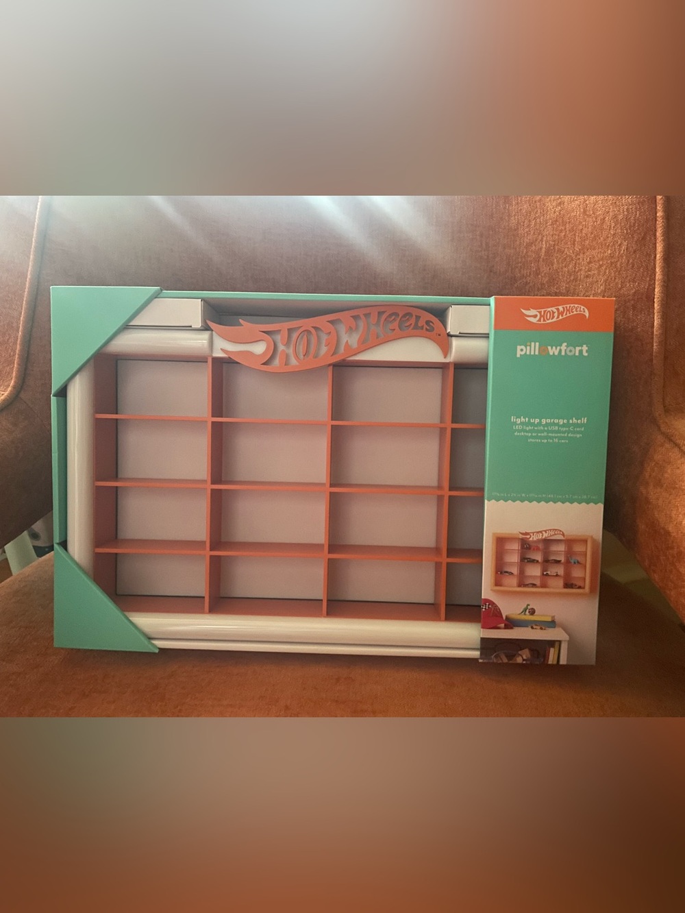 Pillowfort Lighted Hot Wheels Display